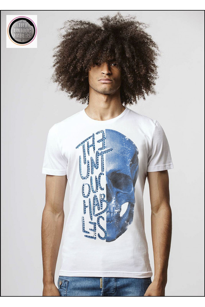 CAMISETA PAINT SKULL WHITE THE UNTOUCHABLES