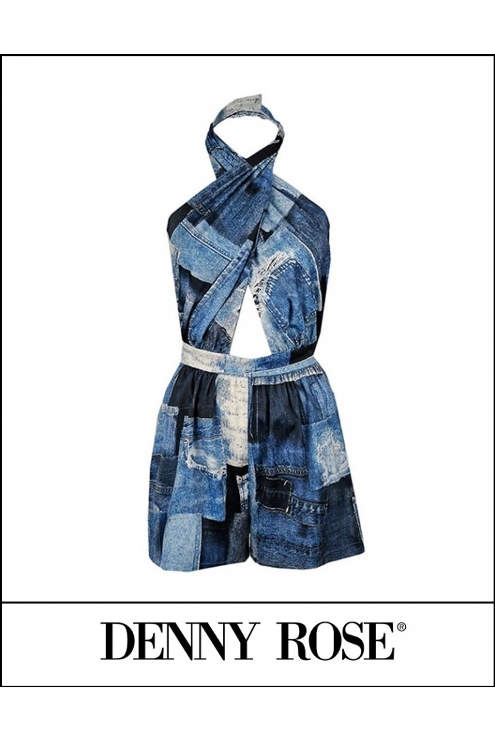 MONO CORTO ESTAMPADO PATCHWORK