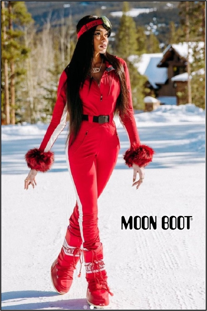 MOON BOOT NYLON RED