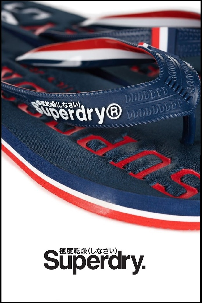 CHANCLAS SUPERDRY AZUL