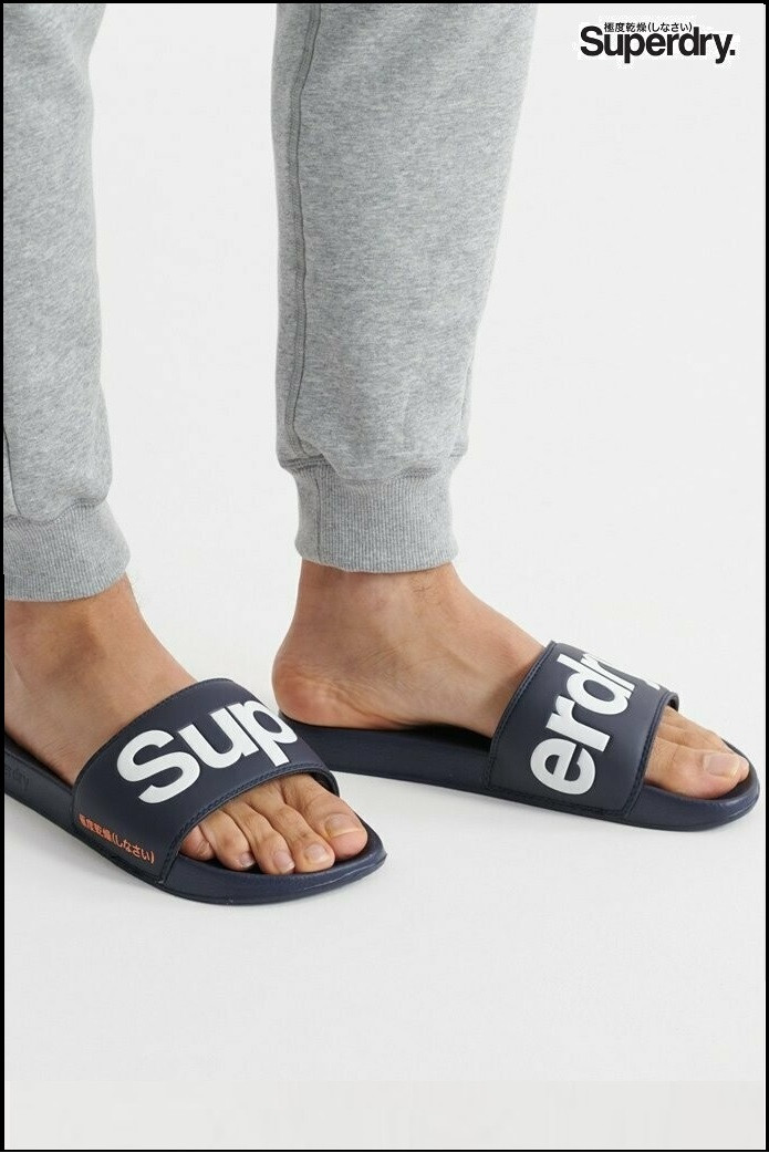 CHANCLAS PLAYA-PISCINA LOGO SUPERDRY