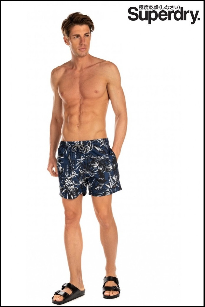 BAÑADOR AZUL SUPERDRY