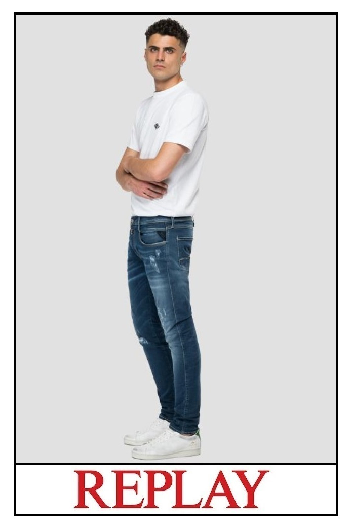 VAQUEROS SLIM HYPERFLEX RE-USED BROKEN REPAIR ANBAS REPLAY