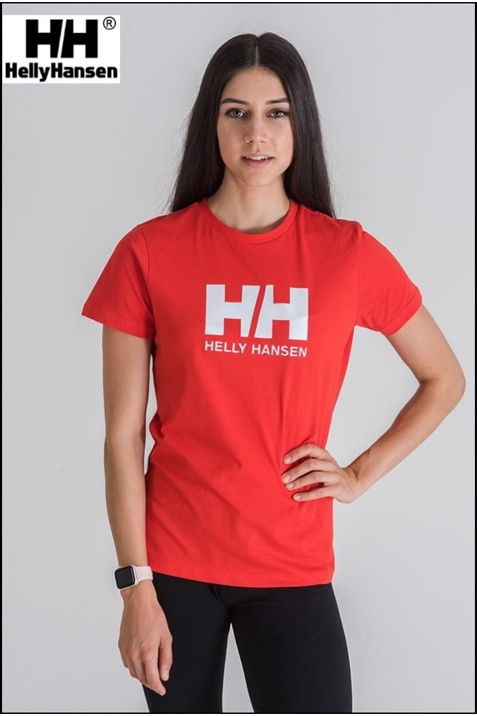 CAMISETA LOGO ROJO HELLY HANSEN