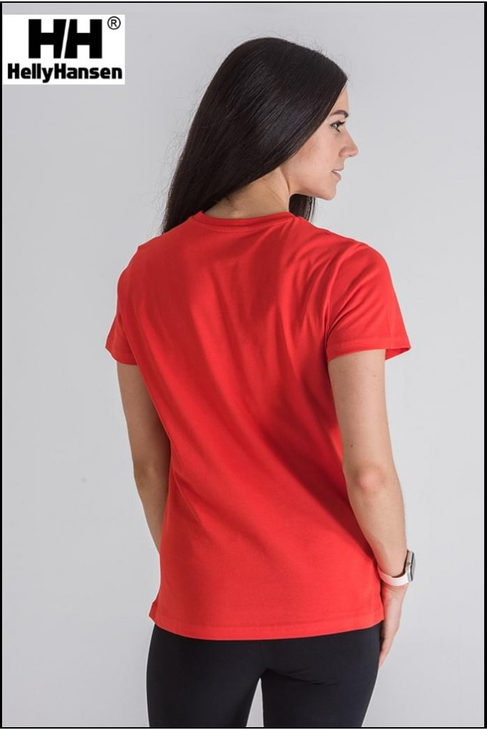 CAMISETA LOGO ROJO HELLY HANSEN