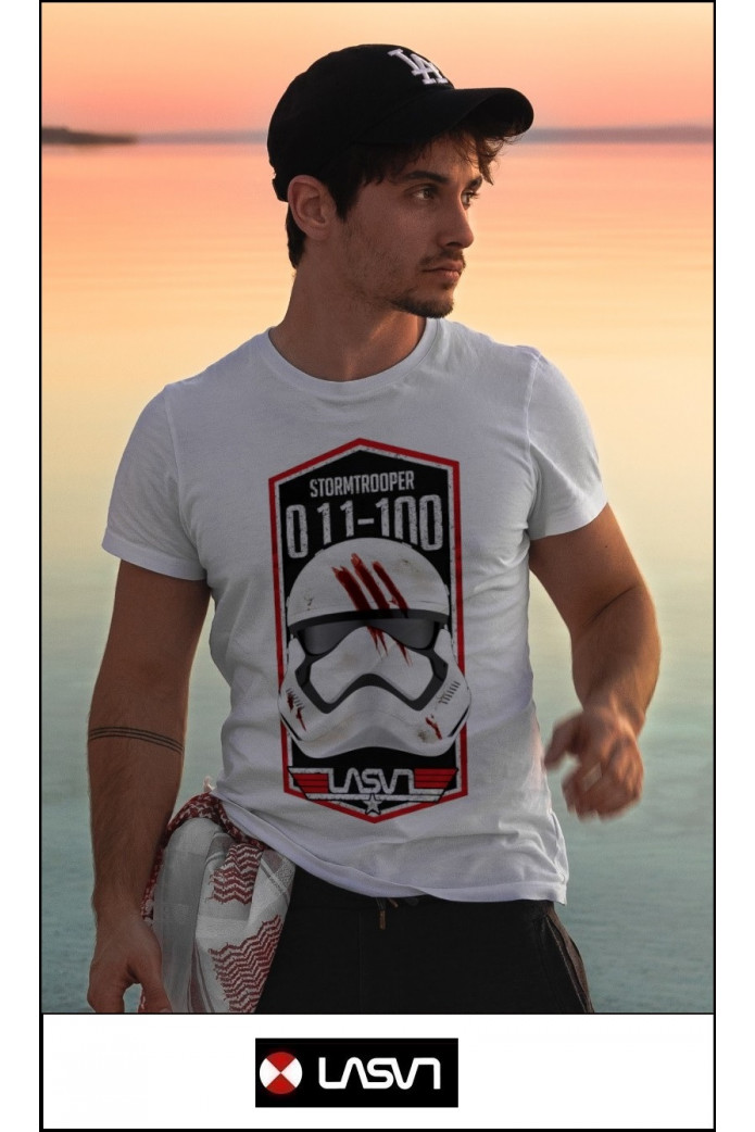 CAMISETA DE HOMBRE TROOPER BLANCA LA SAL