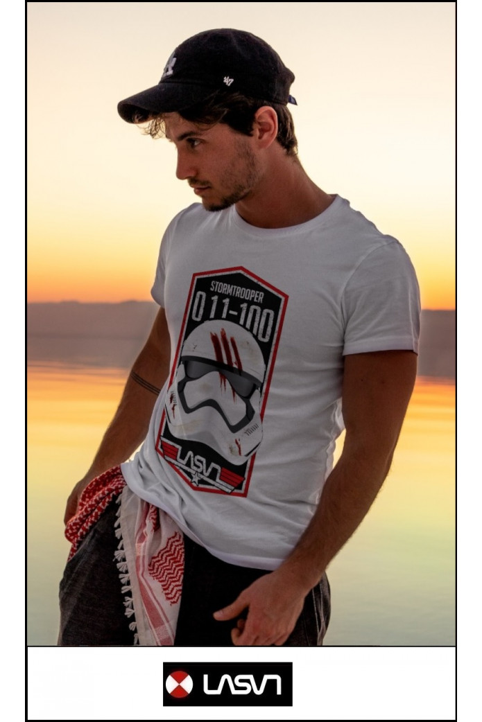 CAMISETA DE HOMBRE TROOPER BLANCA LA SAL