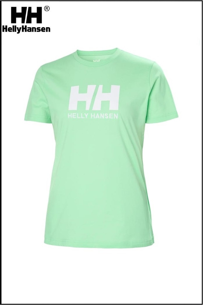 CAMISETA VERDE LOGO HELLY HANSEN
