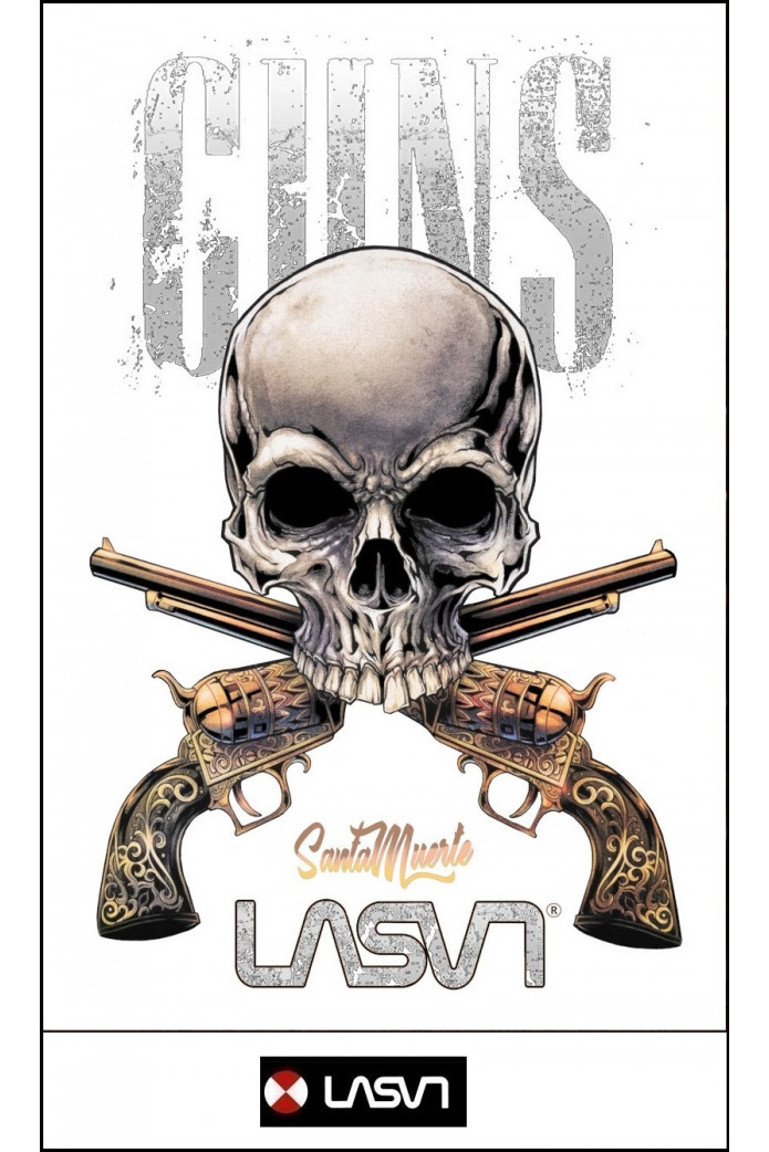 CAMISETA DE HOMBRE GUNS BLANCA LA SAL