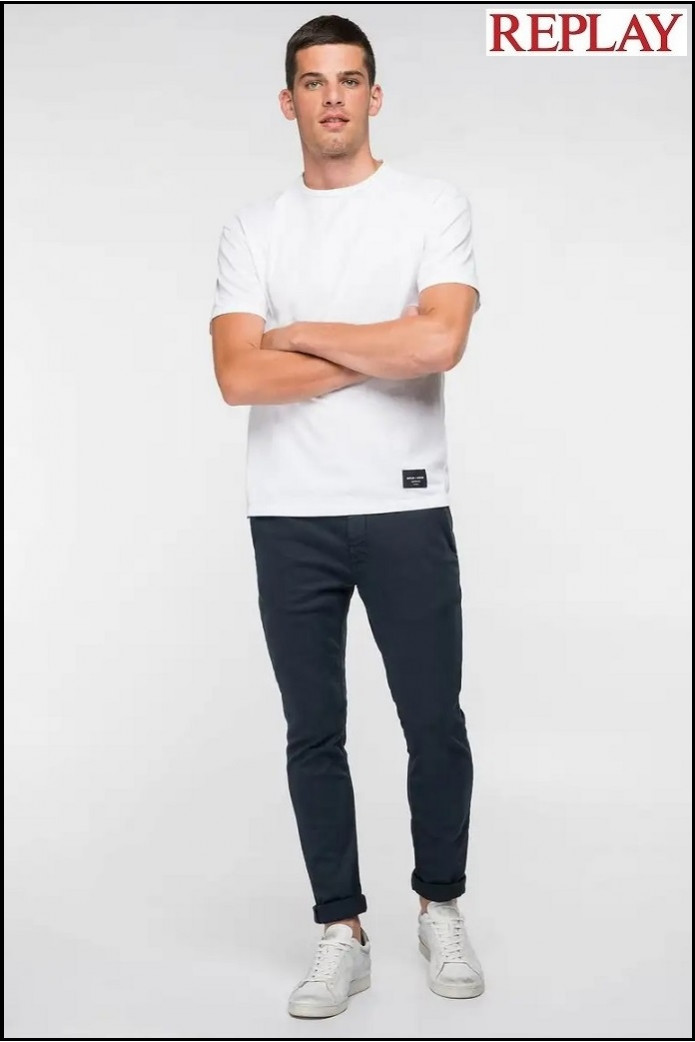 CHINOS AZUL HYPERFLEX REPLAY