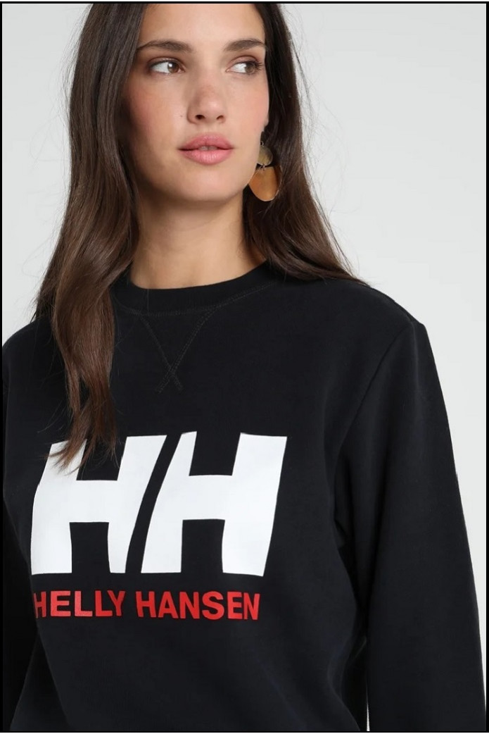 SUDADERA AZUL LOGO HELLY HANSEN
