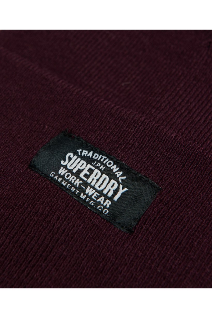 GORRO DE PUNTO GRANATE SUPERDRY