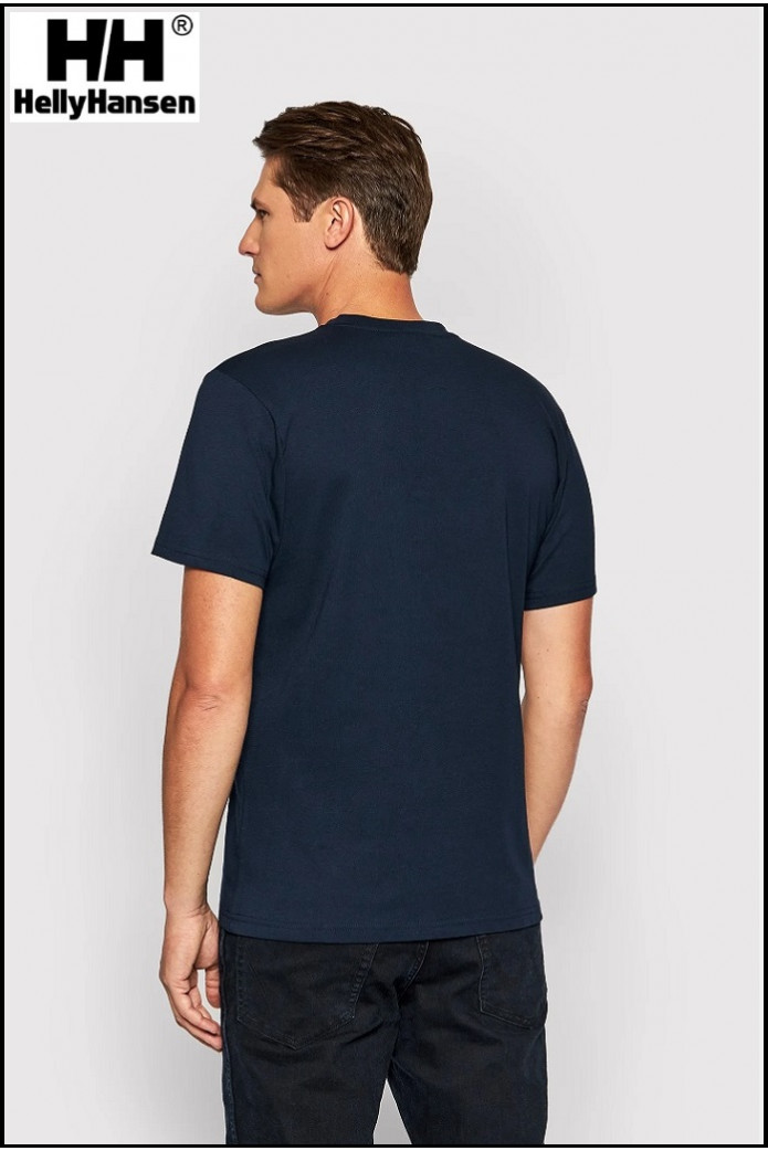 CAMISETA HH BOX AZUL HELLY HANSEN