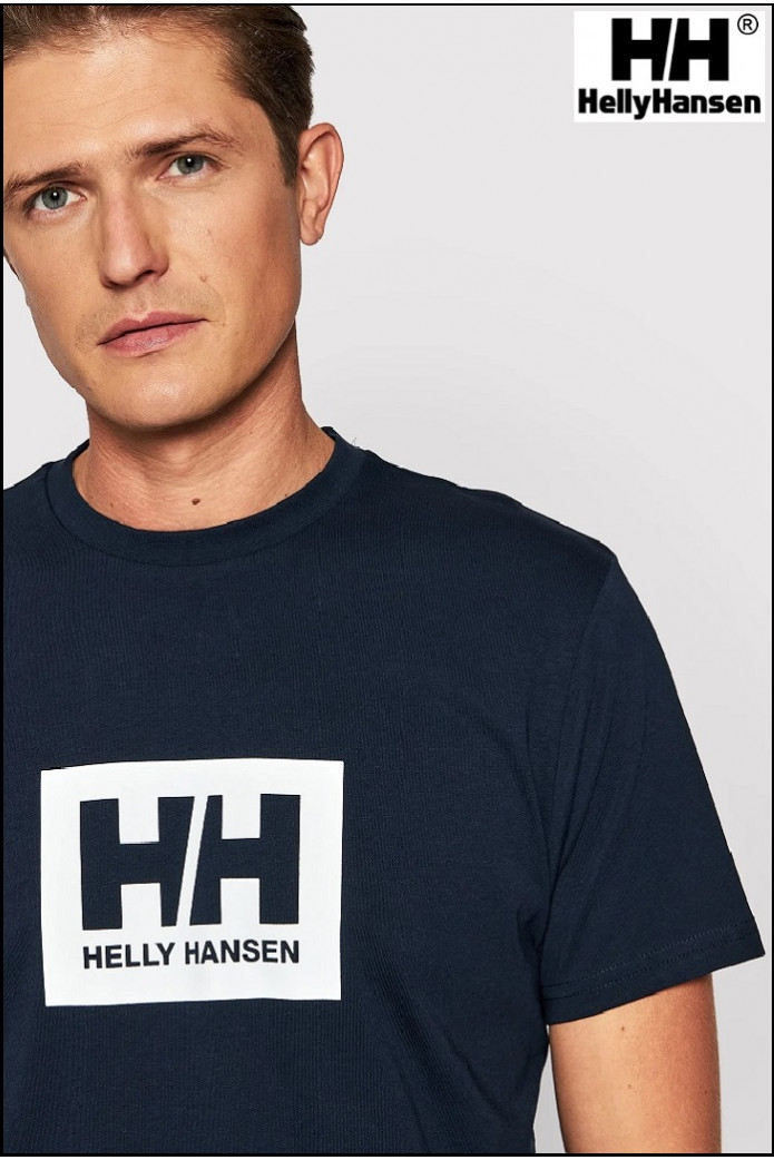 CAMISETA HH BOX AZUL HELLY HANSEN