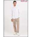 PANTALÓN BEIG JOGGER DE SARGA REPLAY
