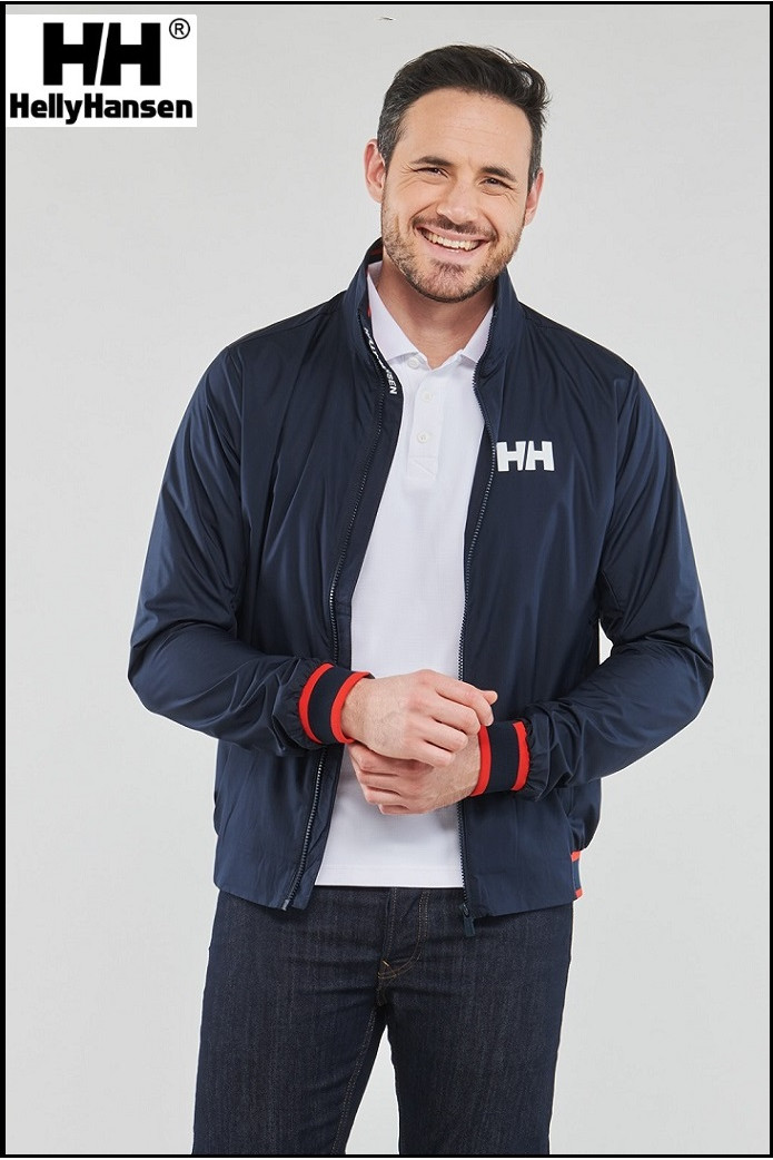SALT WINDBREAKER JACKET NAVY HELLY HANSEN