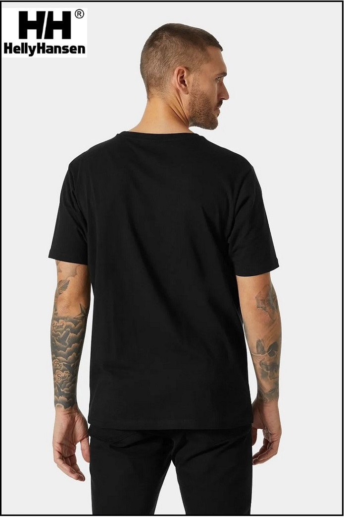 CAMISETA HH BOX NEGRA HELLY HANSEN