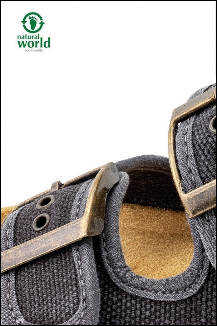 SANDALIAS UNISEX TRÓPICO NEGRO NATURAL WORLD