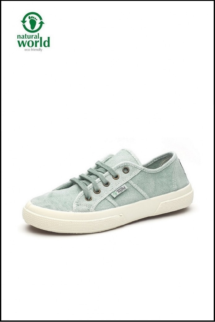 SNEAKERS UNISEX OLD BLOSSOM AQUA NATURAL WORLD