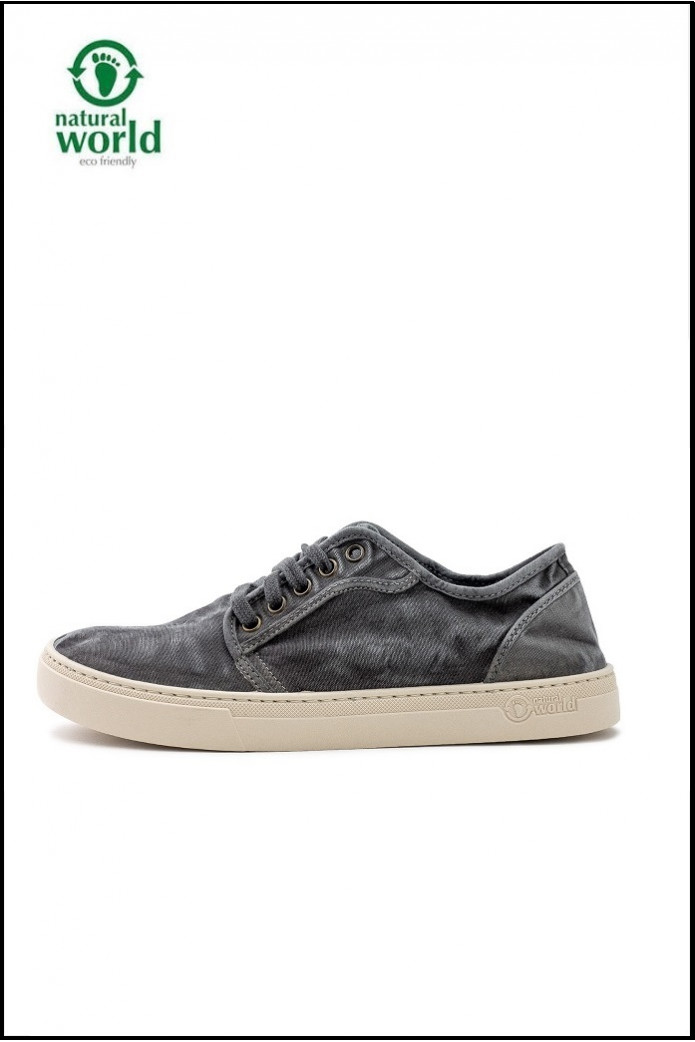 ZAPATILLAS OLD NARCISO GRIS NATURAL WORLD