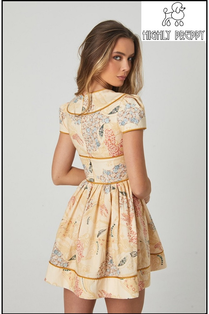 VESTIDO ESTAMPADO ALGODÓN HIGHLY PREPPY