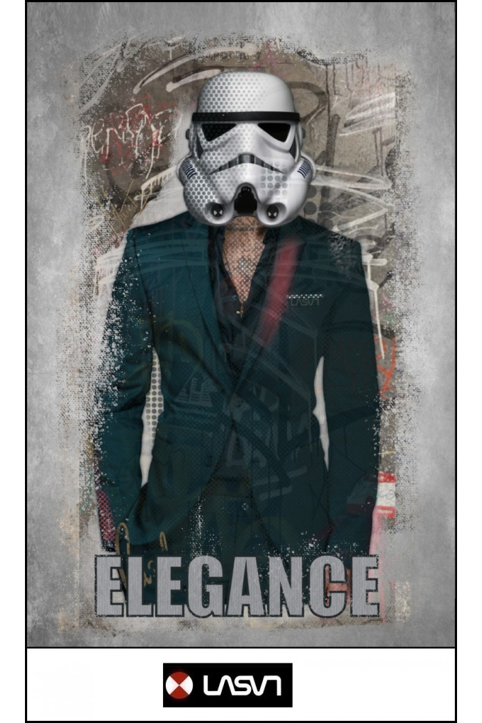 CAMISETA DE HOMBRE ELEGANCE BLANCO LA SAL