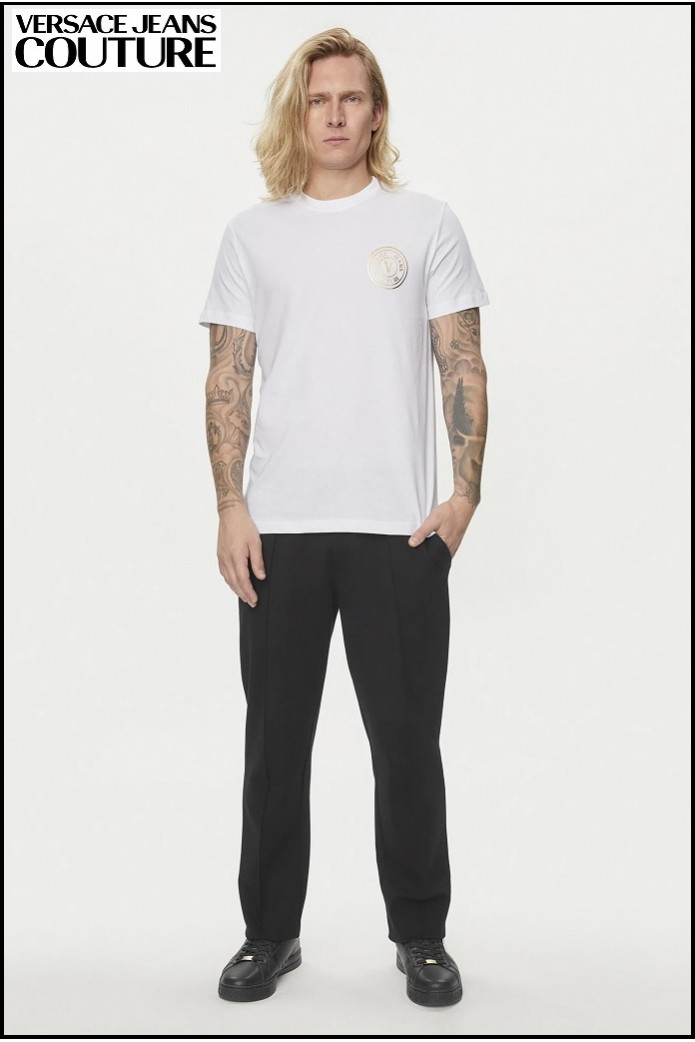 CAMISETA WHITE/GOLD VERSACE JEANS COUTURE