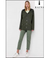 CHAQUETA-IMPERMEABLE UNISEX CORTA GREEN RAINS