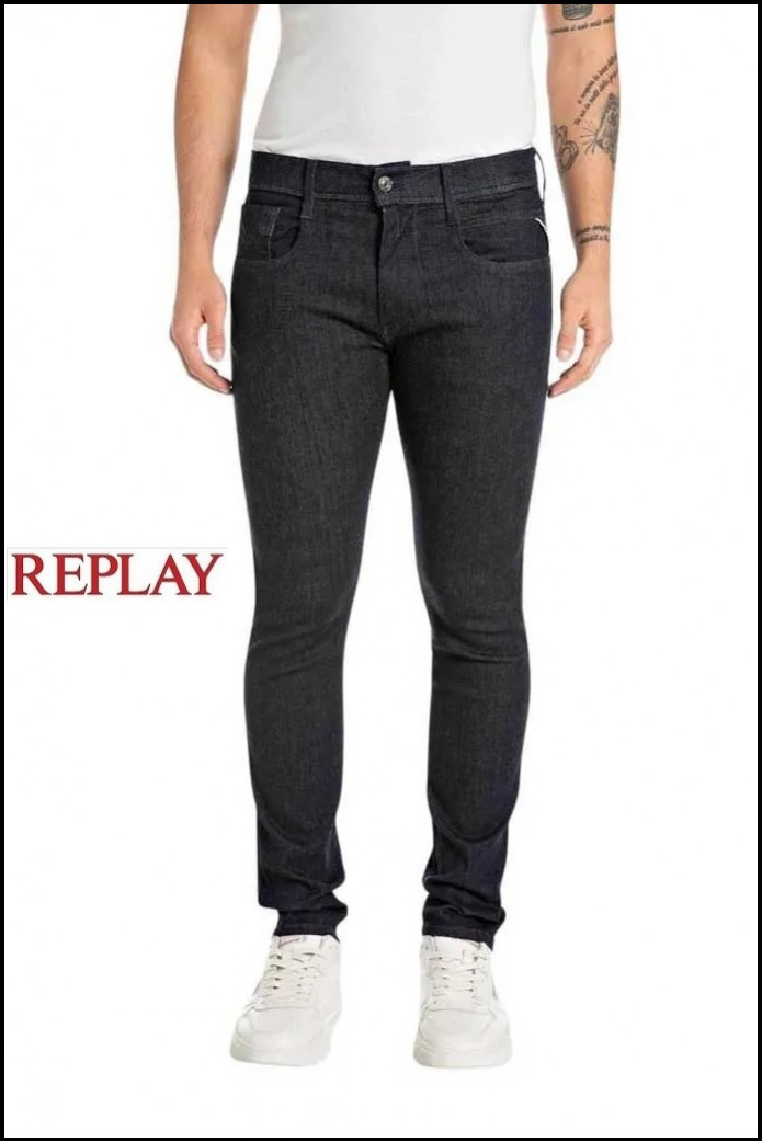 VAQUEROS DE CORTE SLIM ANBASS HYPERFLEX REPLAY