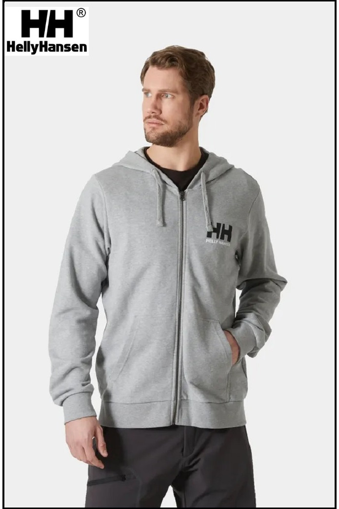 SUDADERA LOGO FULL ZIP HELLY HANSEN