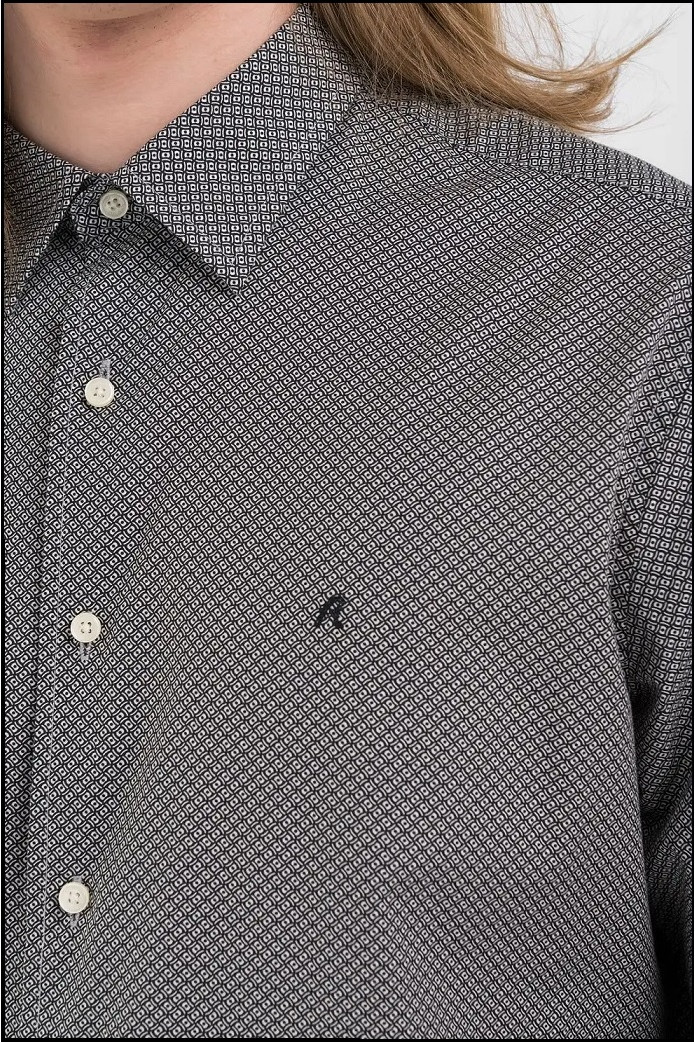 CAMISA DE POPELINA DE ALGODÓN REPLAY