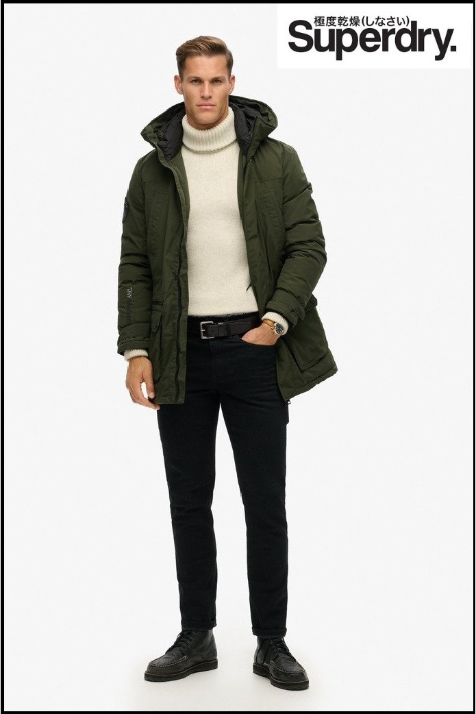 PARKA ACOLCHADA CITY VERDE SUPERDRY