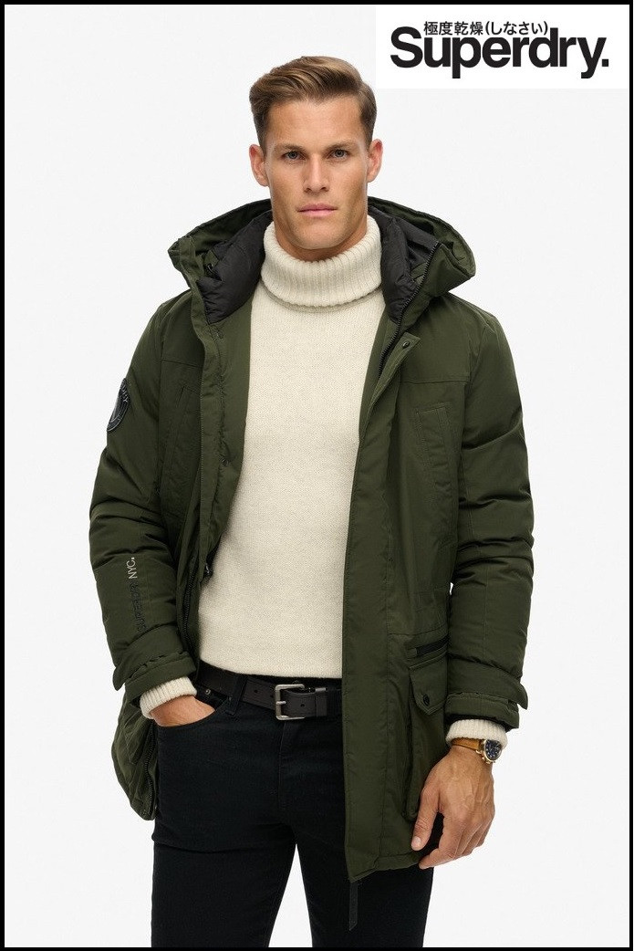 PARKA ACOLCHADA CITY VERDE SUPERDRY