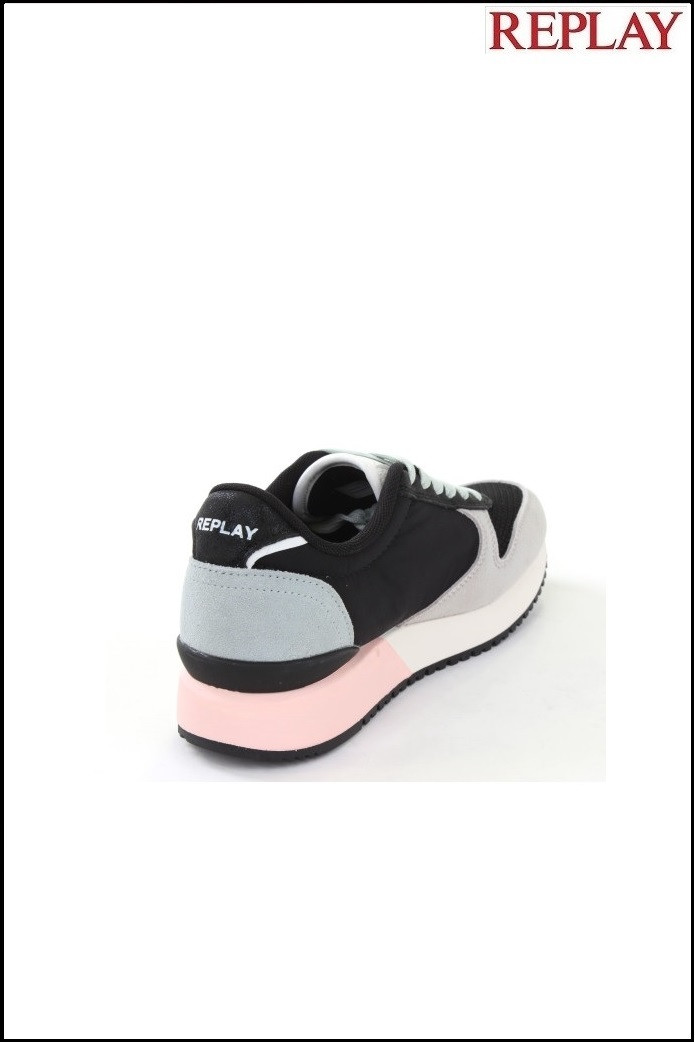 ZAPATILLAS FIBER NEGRAS REPLAY