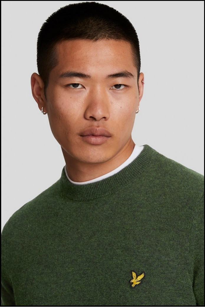 JERSEY VERDE OSCURO LYLE & SCOTT