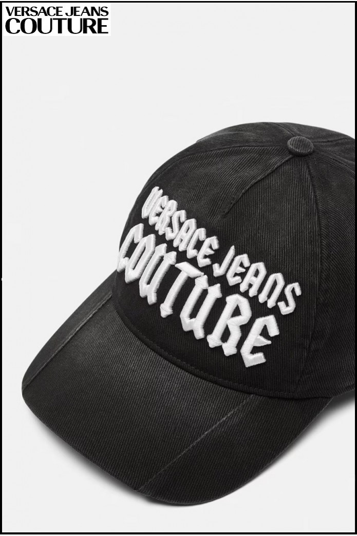 GORRA BÉISBOL LOGOTIPO GÓTICO VERSACE JEANS COUTURE