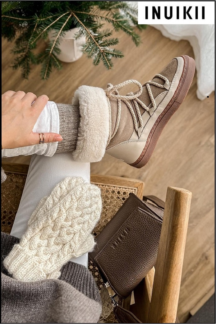 BOTAS CLASSIC BEIGE HIGH INUIKII