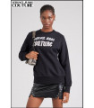 SUDADERA CON LOGOTIPO GÓTICO ADORNADO VERSACE JEANS COUTURE