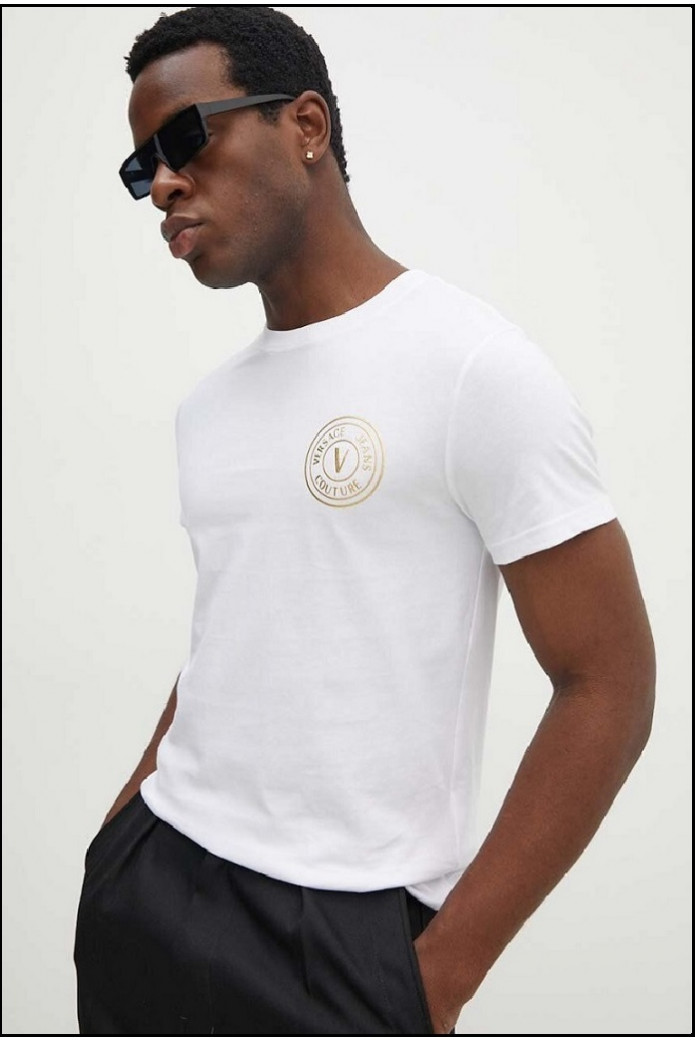 CAMISETA WHITE/GOLD VERSACE JEANS COUTURE