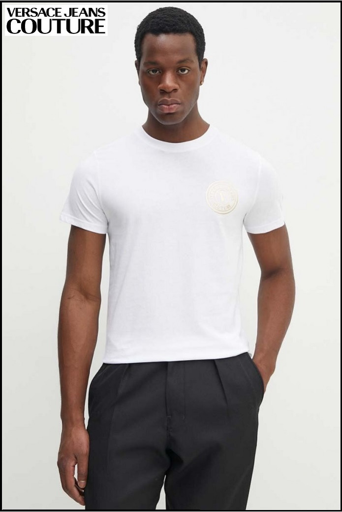 CAMISETA WHITE/GOLD VERSACE JEANS COUTURE