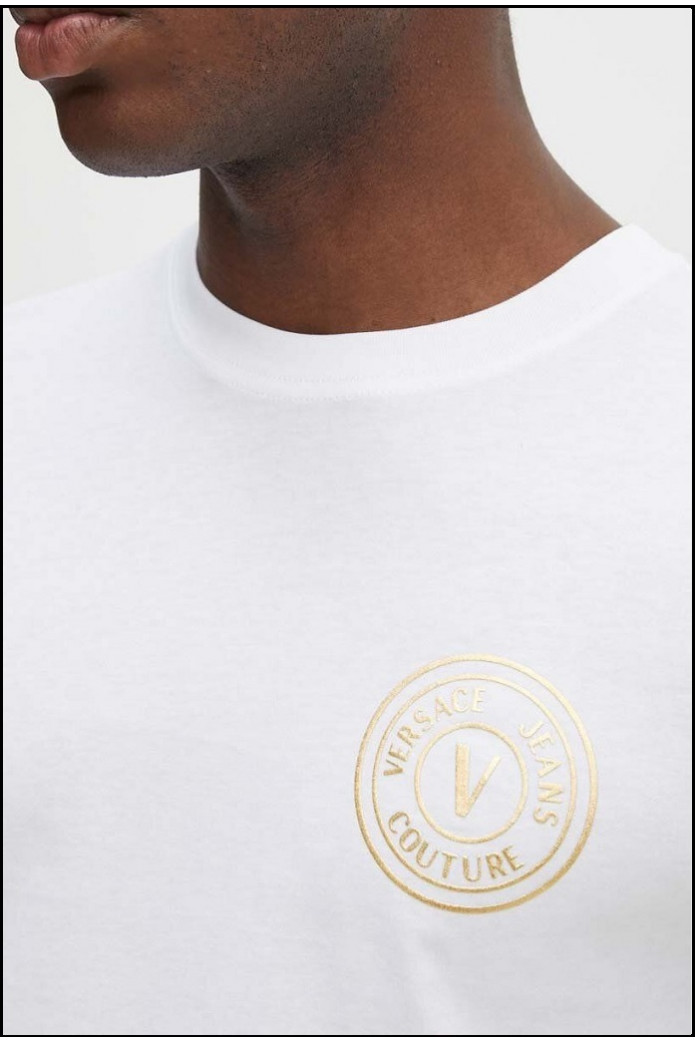 CAMISETA WHITE/GOLD VERSACE JEANS COUTURE