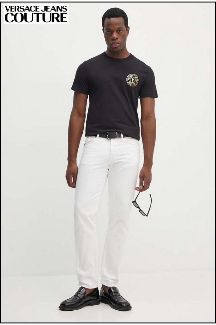 CAMISETA BLACK/GOLD VERSACE JEANS COUTURE