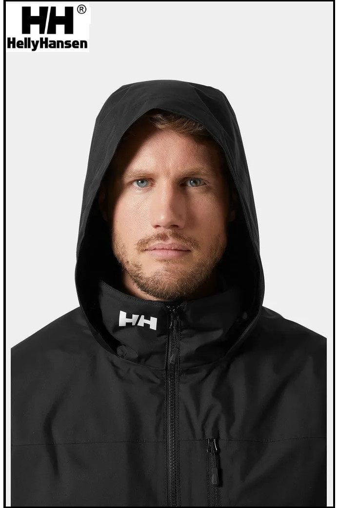 CREW HOODED MIDLAYER 2.0 NEGRA JACKET HELLY HANSEN