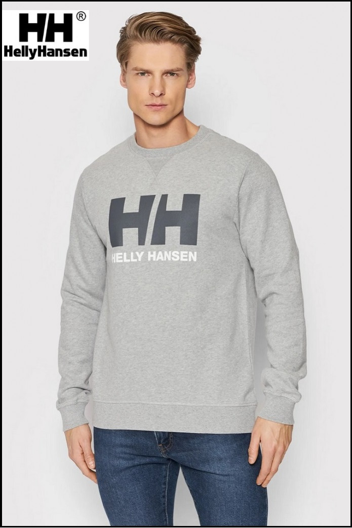 SUDADERA HH LOGO GREY HELLY HANSEN