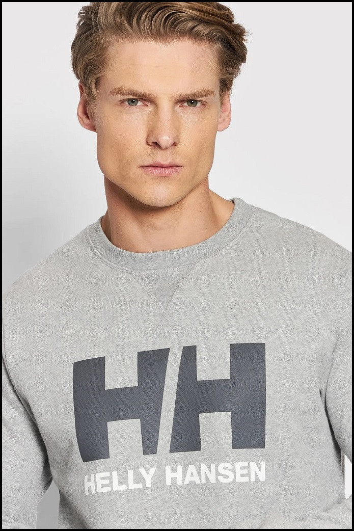 SUDADERA HH LOGO GREY HELLY HANSEN