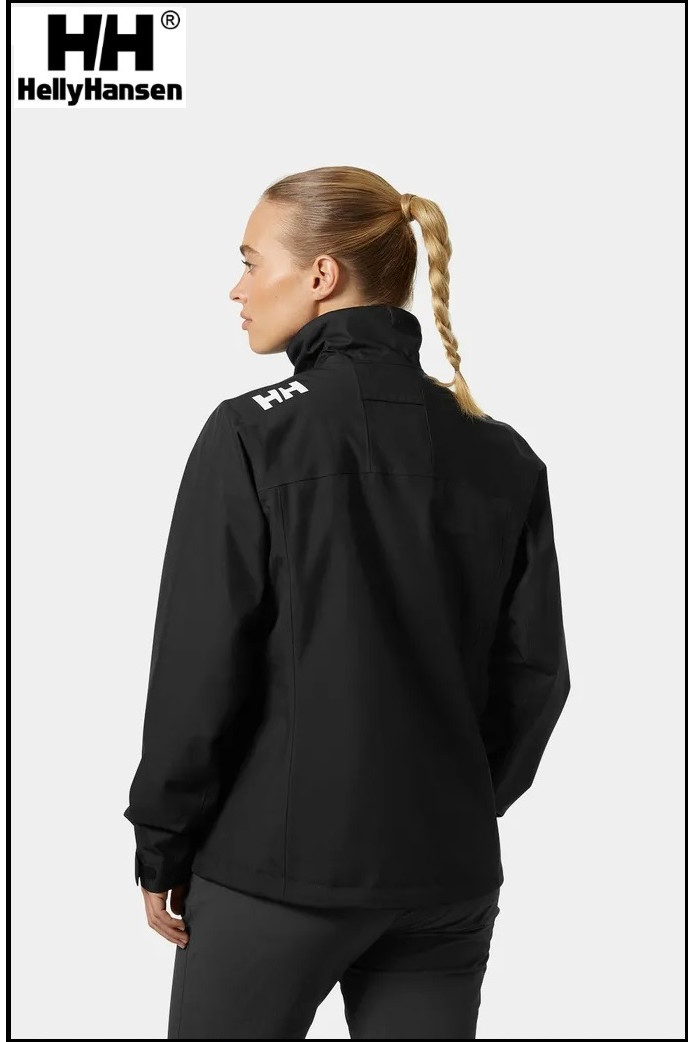 CHAQUETA W CREW MIDLAYER 2.0 BLACK HELLY HANSEN