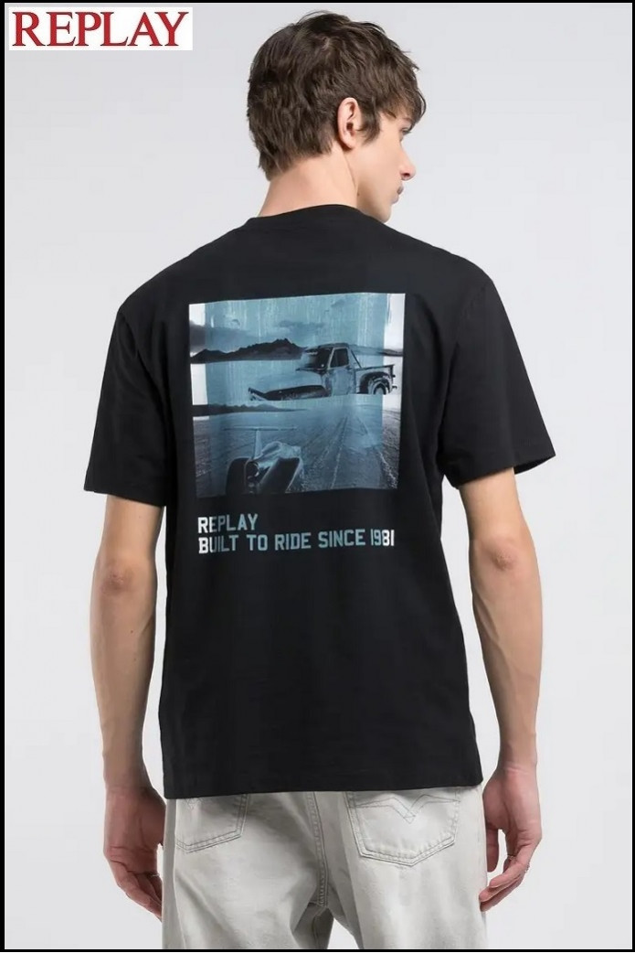 CAMISETA RELAXED FIT CON ESTAMPADO REPLAY