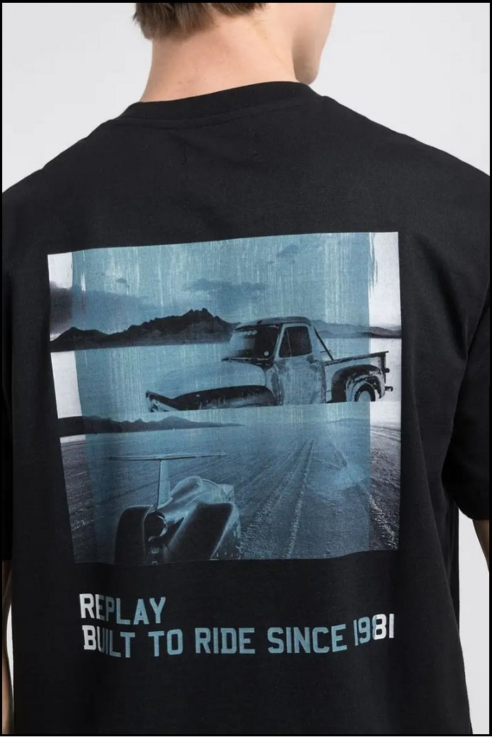 CAMISETA RELAXED FIT CON ESTAMPADO REPLAY