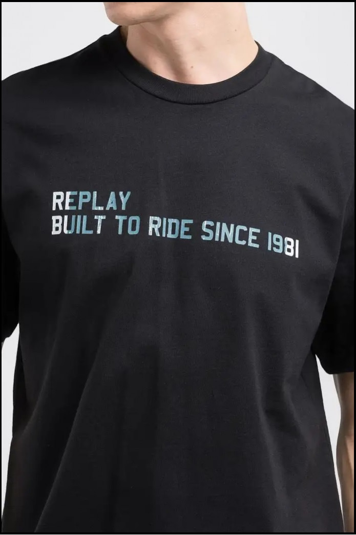 CAMISETA RELAXED FIT CON ESTAMPADO REPLAY