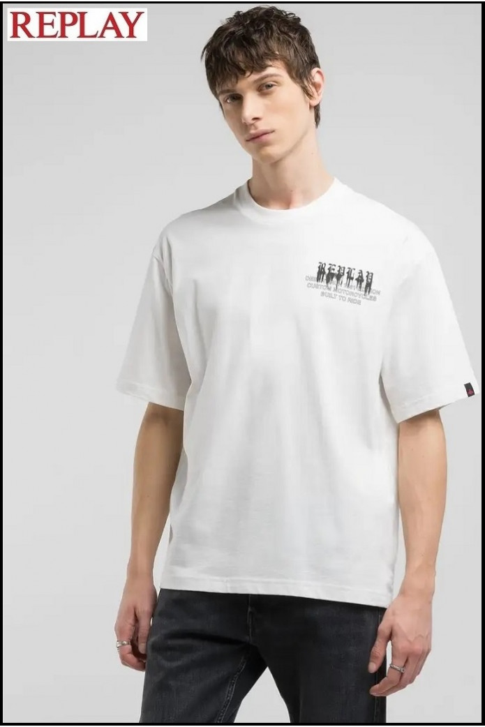 CAMISETA CON ESTAMPADO FOTOGRÁFICO REPLAY